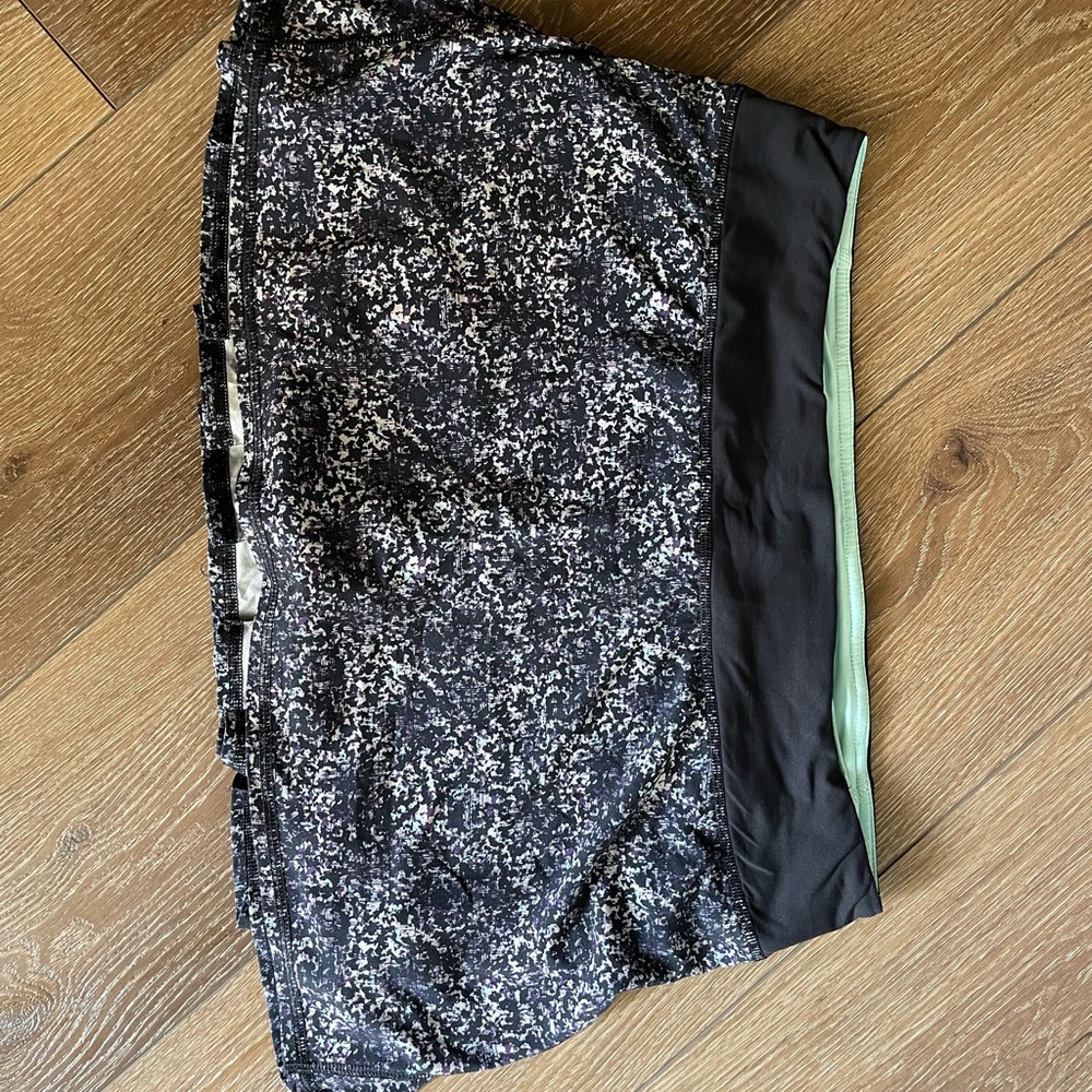 lululemon athletica Black and White Atheletic Skort